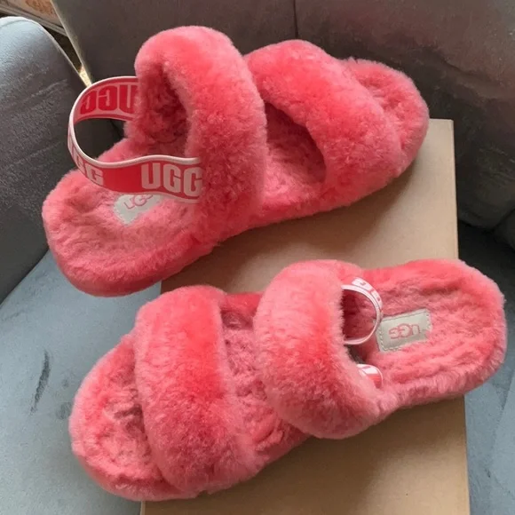 Ugg Fur Sandals/ Ugg slides - Picture 4 of 4
